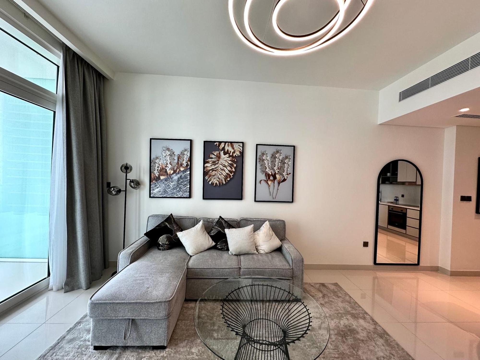 דירות דובאי Lux Bnb I Sun Rise Bay I Palm & Sea View מראה חיצוני תמונה