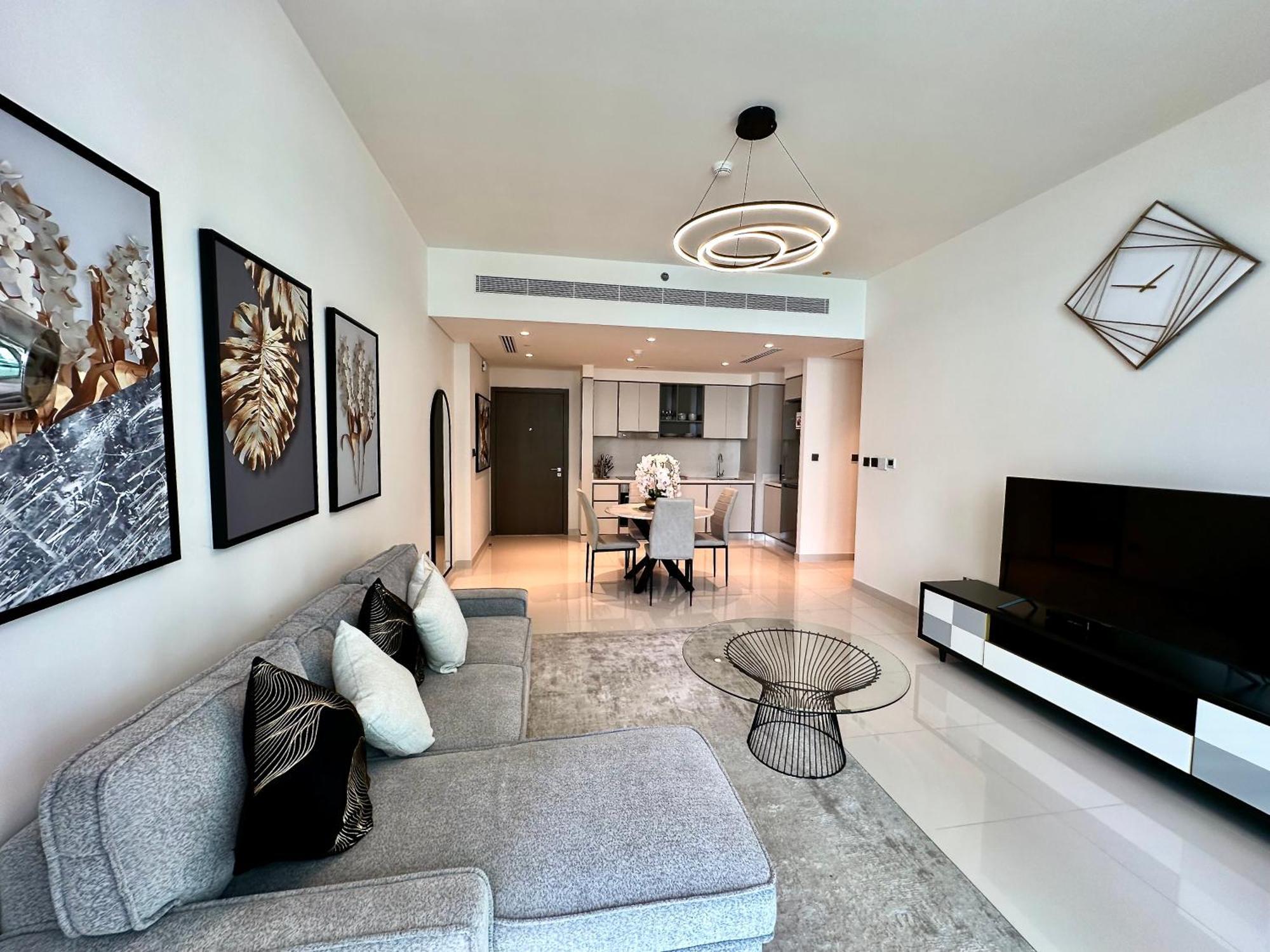 דירות דובאי Lux Bnb I Sun Rise Bay I Palm & Sea View מראה חיצוני תמונה