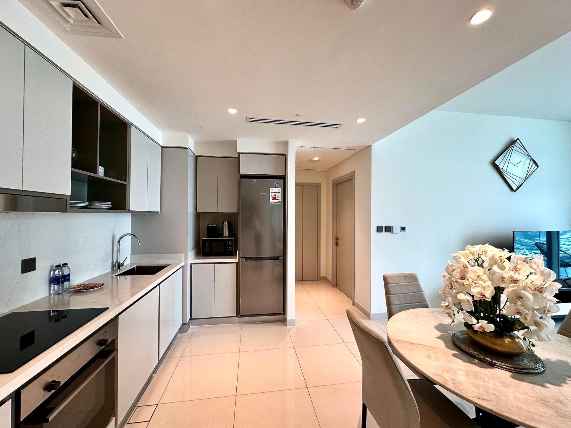 דירות דובאי Lux Bnb I Sun Rise Bay I Palm & Sea View מראה חיצוני תמונה