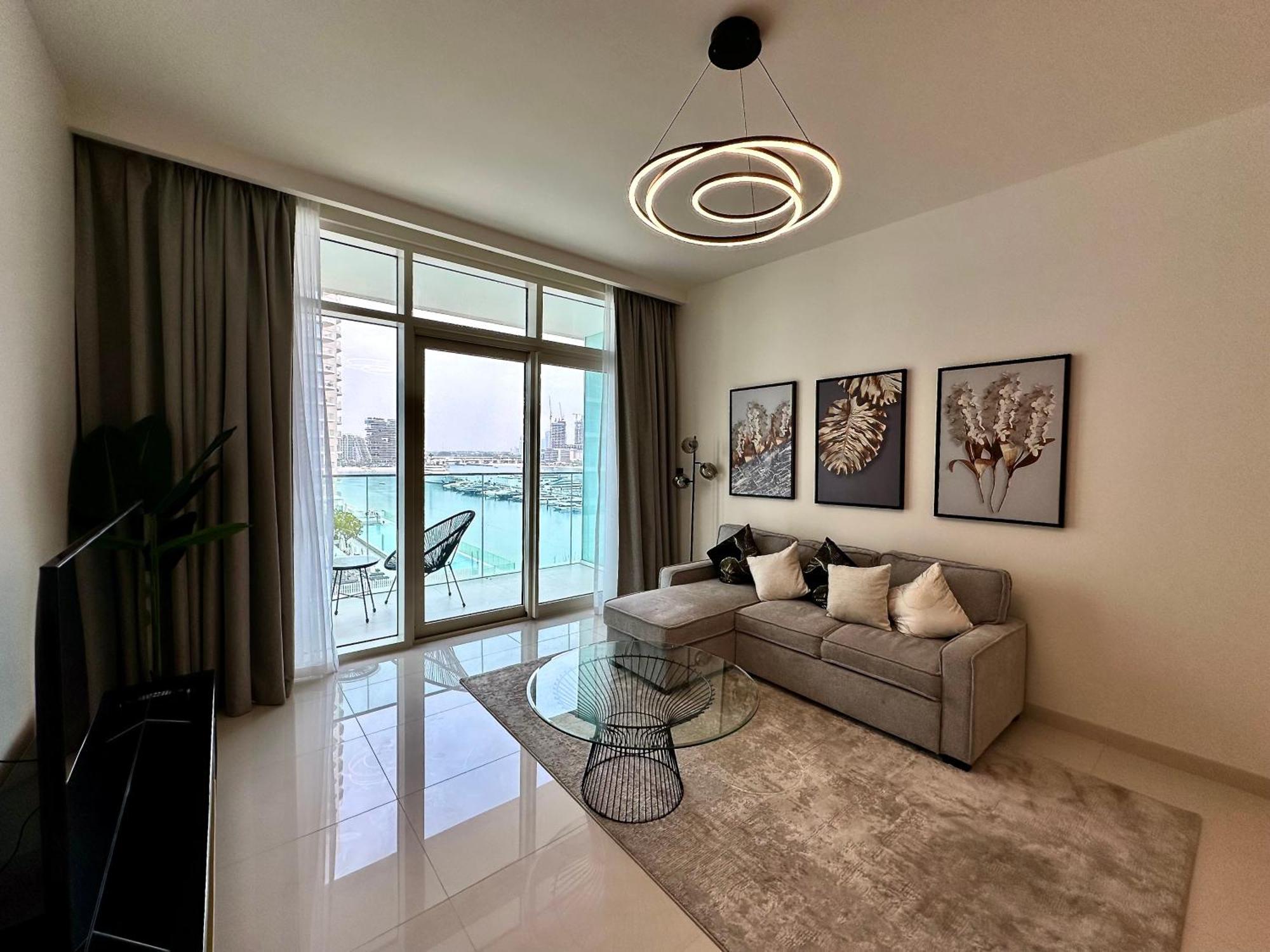 דירות דובאי Lux Bnb I Sun Rise Bay I Palm & Sea View מראה חיצוני תמונה